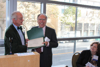 Dr. Sadler received the Lifetime Achievement Award