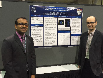 ACP Poster winner Sunny Patel and Dr. Issa