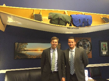 Medical Students, Theisman and Jaeger in Rep. Paulson's office