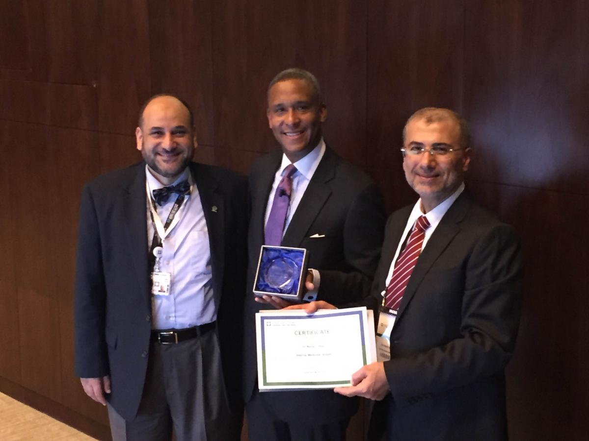 Dr. Elsayed, Dr. Riley, Dr. Saadi