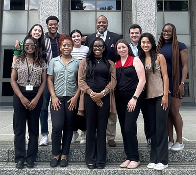 ACP Interns with Dr. Ryan Mire