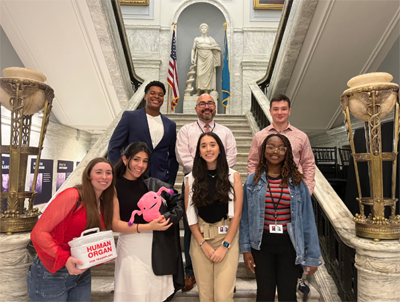 ACP Interns with Dr. Miguel Paniagua at the Mutter Museum