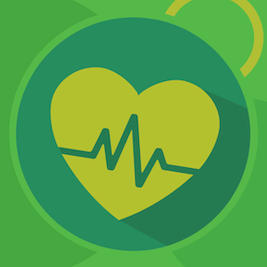 heart with heartbeat icon