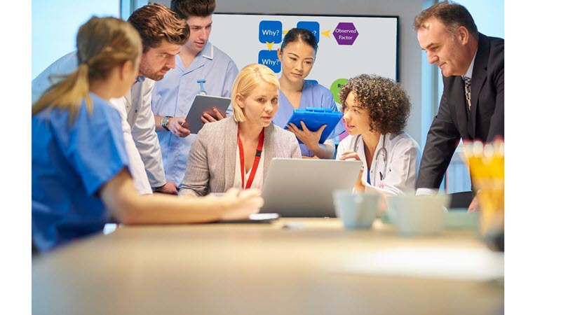 QI team in consultation