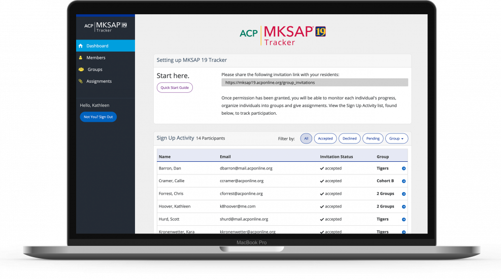 MKSAP 19 Tracker | ACP Online