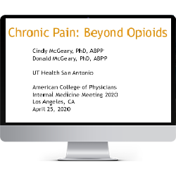 Chronic Pain: Beyond Opioids