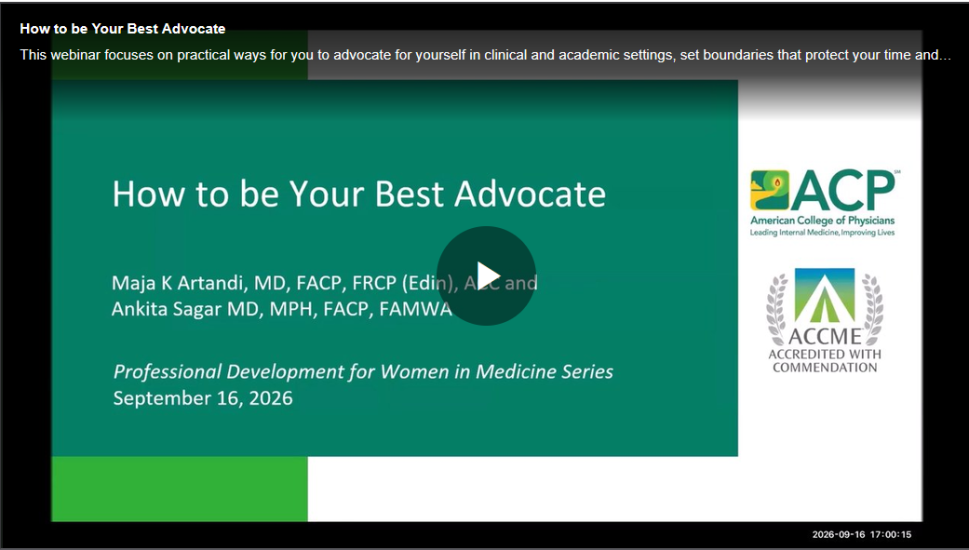 How to be Your Best Advocate
